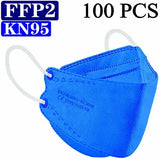 KN95 FFP2 CE 15 Color Wholesale Fish Mask  Hygienic Mascarillas Protective Respirator Anti-Fog Adult FPP2 Reusable Masques