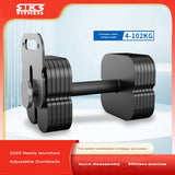Heavy-Duty Adjustable Steel Dumbbell (4–102 kg)