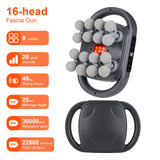 16-Head Fascia Gun High-Frequency Vibration Body Massage Gun Waist and Back  Massager Neck Shoulder Massager Muscle masajeador