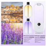 Rechargeable portable aroma diffuser Essential Oil Aromatherapy machine Timed air freshener to remove odors 5 modes timed spray
