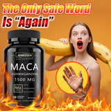 JEMEESEN - Ashwagandha Maca Root Extract Capsules - 500 mg Ashwagandha 1000 mg Maca Root - Men & Women Supplement Stress Relief