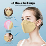 KN95 FFP2 CE 15 Color Wholesale Fish Mask  Hygienic Mascarillas Protective Respirator Anti-Fog Adult FPP2 Reusable Masques
