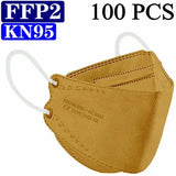 KN95 FFP2 CE 15 Color Wholesale Fish Mask  Hygienic Mascarillas Protective Respirator Anti-Fog Adult FPP2 Reusable Masques