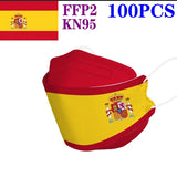 KN95 FFP2 CE 15 Color Wholesale Fish Mask  Hygienic Mascarillas Protective Respirator Anti-Fog Adult FPP2 Reusable Masques