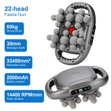 42-Heads Fascia Gun High-Frequency Vibration Body Massage Gun Back and Waist Massager Neck Shoulder Massager Muscle masajeador